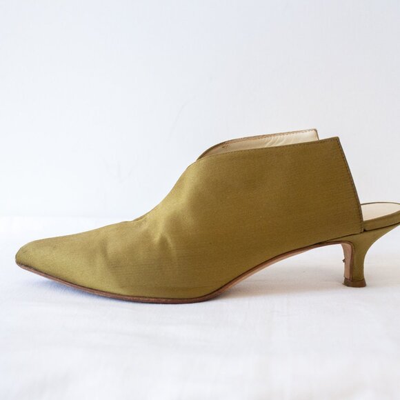 Tibi Olive Green Mules - Picture 10 of 14